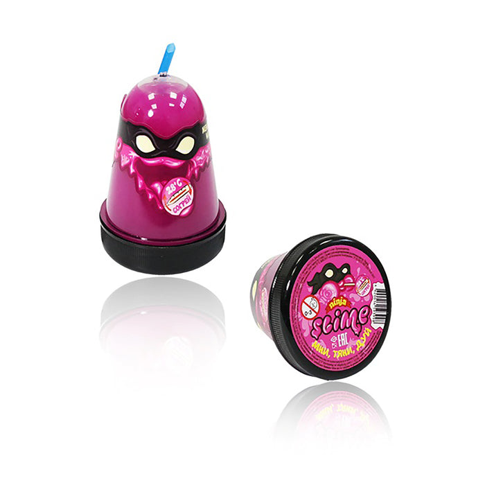 Jeu ТМ "Slime "Ninja" art.S130-8 меняет цвет на белый, 130 г. "боится холода"
