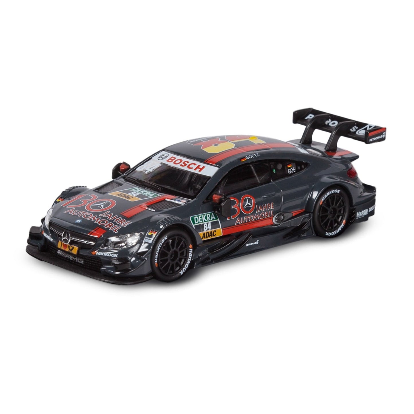 Modèle mét. "Mercedes AMG C63 DTM" 1:43 dans l'assortiment. (Boîtes en plastique) art.440999D/71387