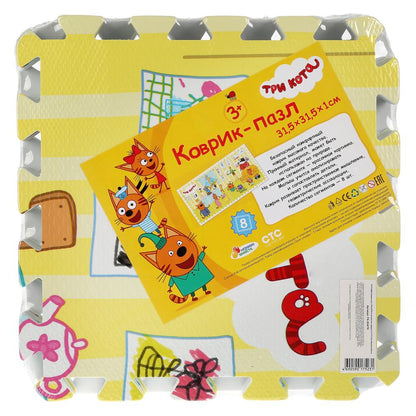Paquet de 8 segments, 31,5*31,5 cm dans un paquet. (русс. уп.) "Играем вместе" в кор.12шт