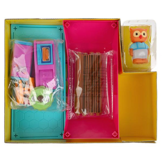 Пластизолевые игрушки "домик совы" в русс. кор. Добрые игрушки в кор.2*18шт