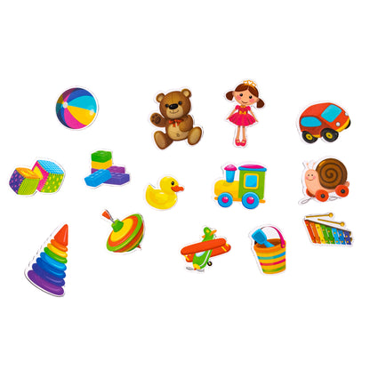 Игра магнитная "Игрушки". Серия Магнитные истории (европодвес, 4х20шт)