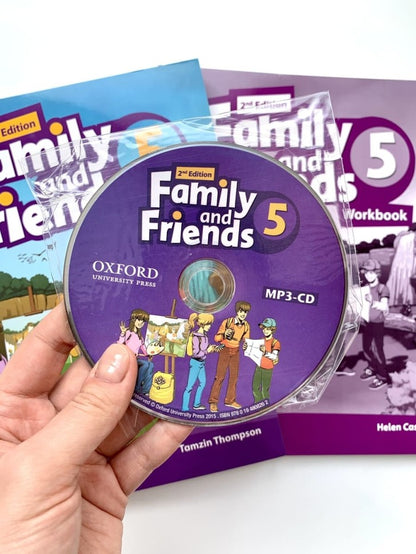 Famille et amis 5 (cahier de classe + cahier d'exercices) + 2 CD (2e)