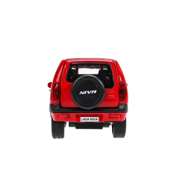 Machine en métal LADA NIVA pour 12 cm, double, bagage, iner, rouge, cor. Parc technologique dans le cor.2*36шт