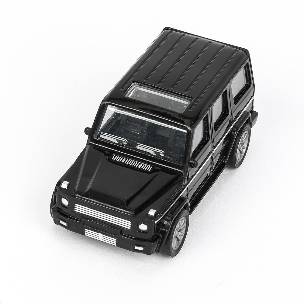 Машина пластик MERCEDES-BENZ G-CLASS 10,5 см, инерц, черный, кор. - в кор.2*120шт