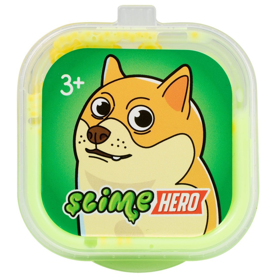 Игрушка ТМ "Slime Hero" Слайм "Собака" салатовый арт.SLM282
