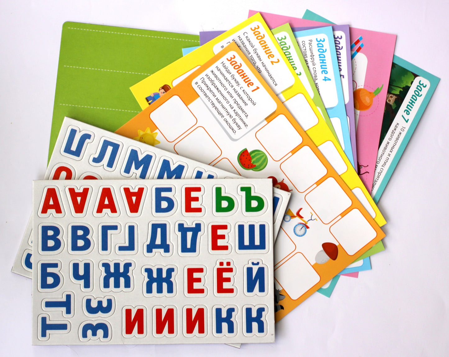 ИГРА МАГНИТНАЯ "АЗБУКА МАГНИТНАЯ С ЗАДАНИЯМИ" СЕРИЯ МАГНИТНЫЕ ИСТОРИИ в кор.14шт