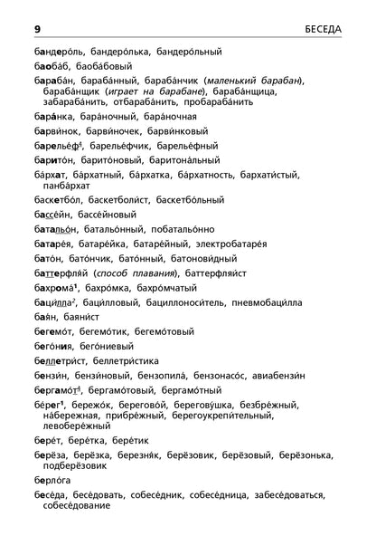 Орфографический словарь