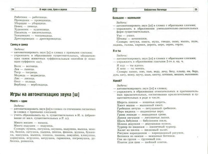 В мире слов, букв и звуков: Речевые игры на автоматизацию звуков