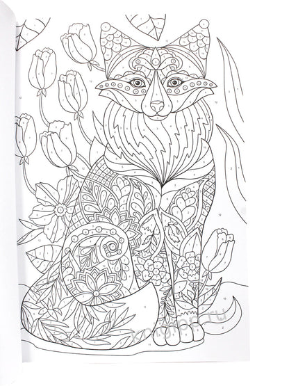 РАСКРАСКА по номерам. ЖИВОТНЫЕ (МАКСИ)