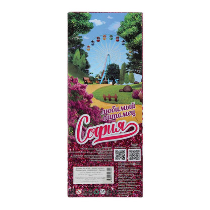 Кукла 29см София, руки и ноги сгиб., питомец, акс, кор КАРАПУЗ в кор.24шт