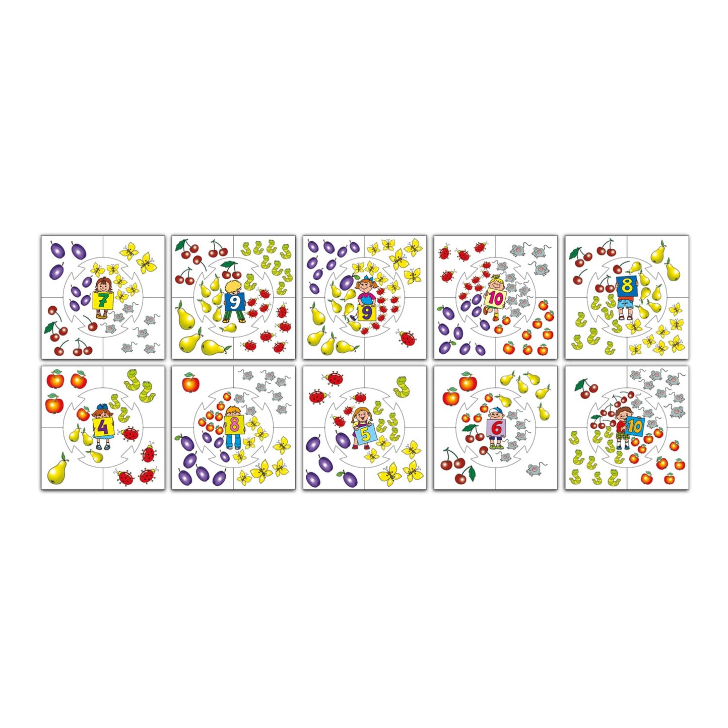 Игра обучающая Учись играя "Сколько не хватает" арт.00074