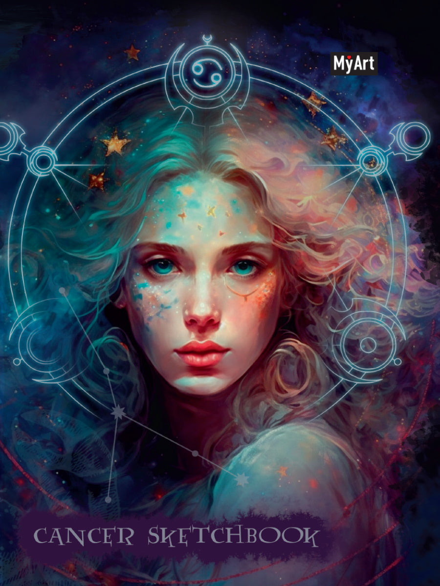 Mon Art. СКЕТЧБУК "ЗНАКИ ЗОДИАКА" РАК