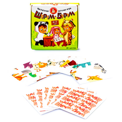Игра настольная "Шурум-бурум" (животные)