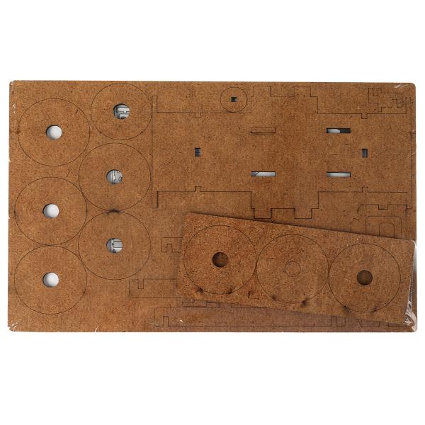 UAZ конструктор деревянный uaz HUNTER ВОЕННЫЙ, 51 jours. Grand maître en cor.250шт