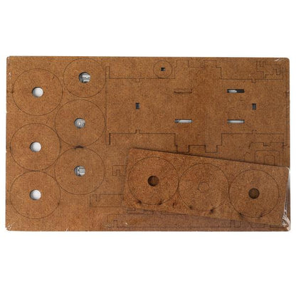 UAZ конструктор деревянный uaz HUNTER ВОЕННЫЙ, 51 jours. Grand maître en cor.250шт