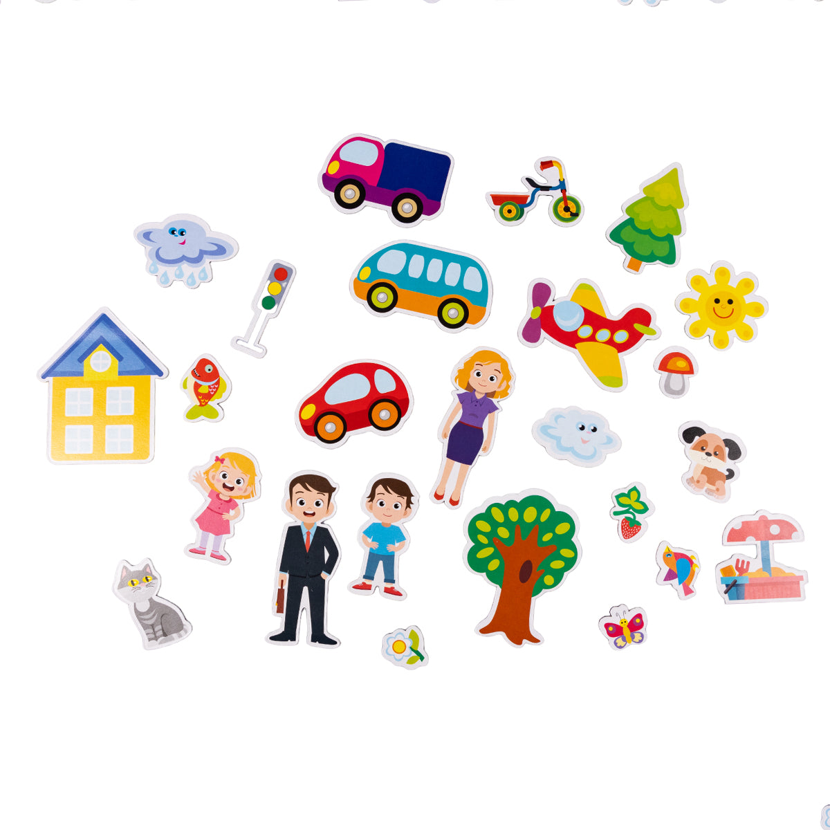 Магниты "Мои первые магниты". Серия Магнитные истории (европодвес)