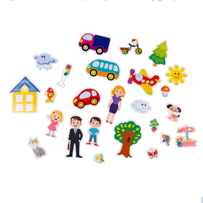 Магниты "Мои первые магниты". Серия Магнитные истории (европодвес)