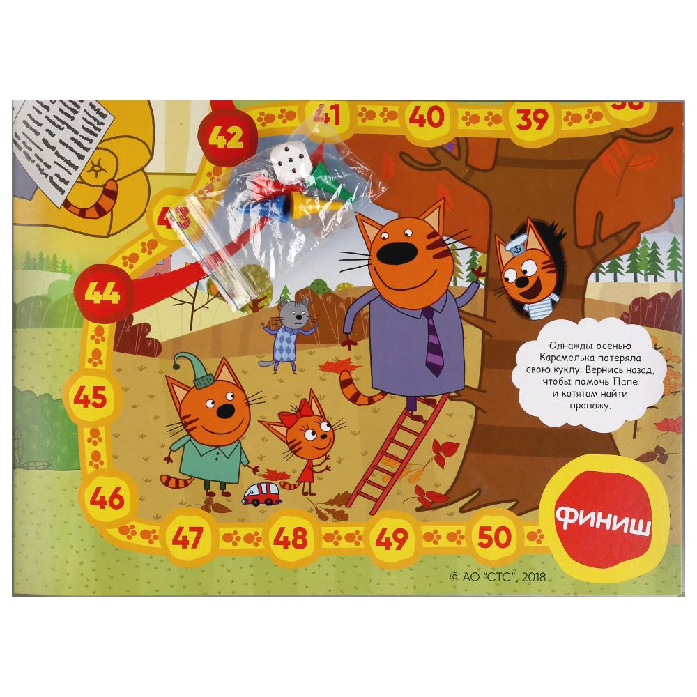 НАСТОЛЬНАЯ ИГРА-ХОДИЛКА "УМНЫЕ ИГРЫ" ВРЕМЕНА ГОДА.ТРИ КОТА В РУСС. КОР. в кор.20шт