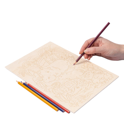 Выжигание. Доска для выжигания 1 шт "Обитатели водоема" А4 (европодвес)