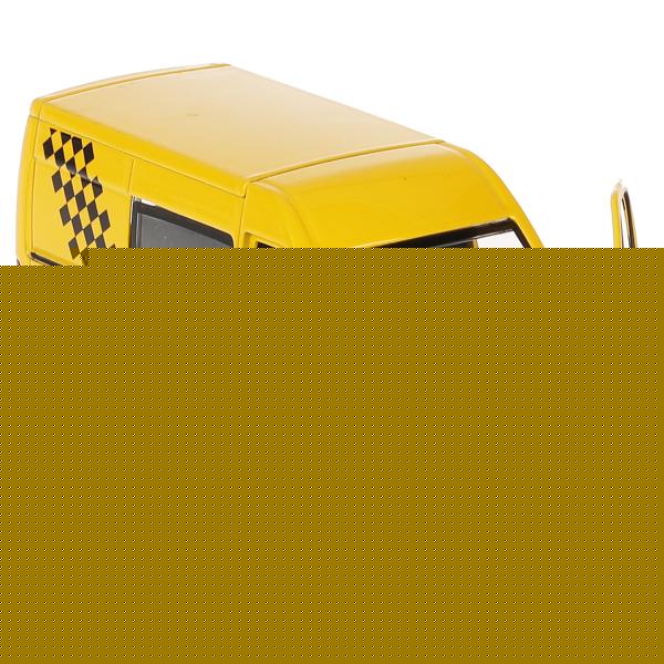 Машина металл RENAULT master ТАКСИ длина 14 см, двери, инерц, желтый, кор. Технопарк в кор.2*32шт