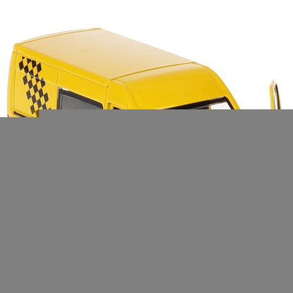 Машина металл RENAULT master ТАКСИ длина 14 см, двери, инерц, желтый, кор. Технопарк в кор.2*32шт