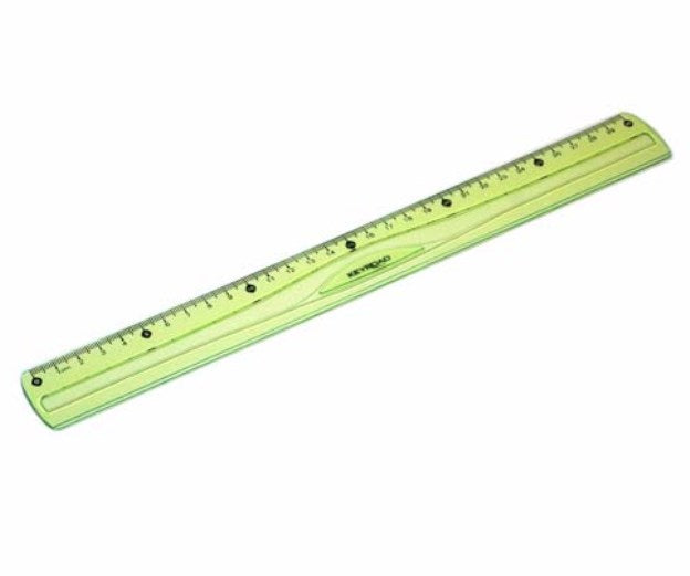 Intelligent. Ligne 30 cm. "Keyroad" пластиковая неломающаяся цв. ASSORTI ART.KR971050-K