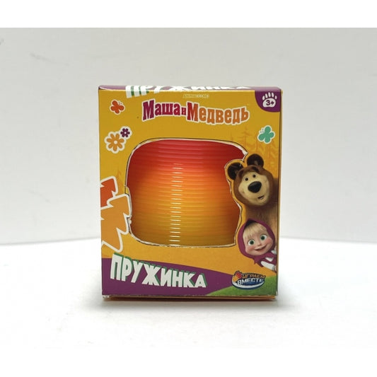 Игра пружинка, Маша и Медведь кор. 7*6*6 см играем вместе ИГРАЕМ ВМЕСТЕ в кор.2*432шт