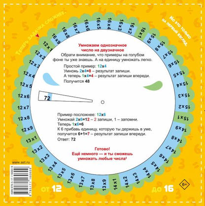 Табличное и внетабличное умножение за 5 минут в день