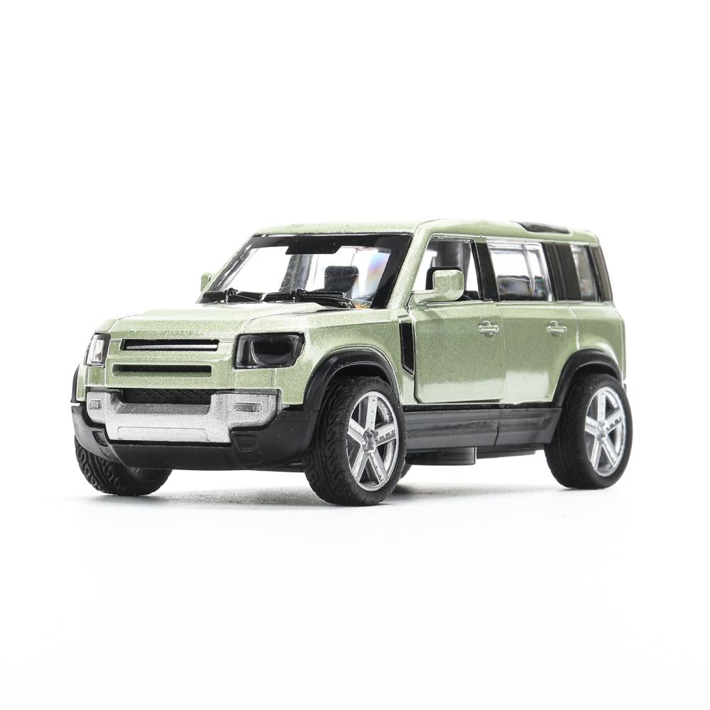 Модель металл land rover DEFENDER, 11 см, двери, инерция Технопарк в кор.2*120шт