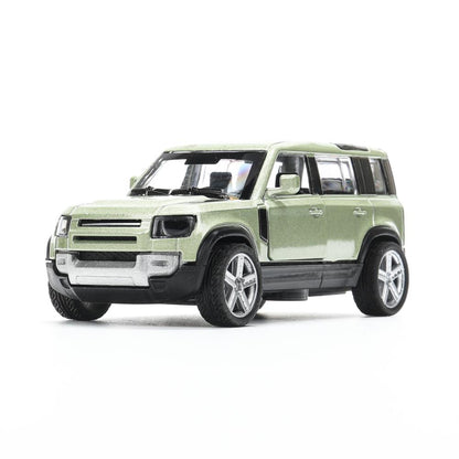 Модель металл land rover DEFENDER, 11 см, двери, инерция Технопарк в кор.2*120шт