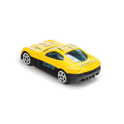 Machine en métal ROAD RACING pour SUISSE 7 cm, 3 pièces, dans un assortiment, cor. Parc technologique dans le cor.2*96шт