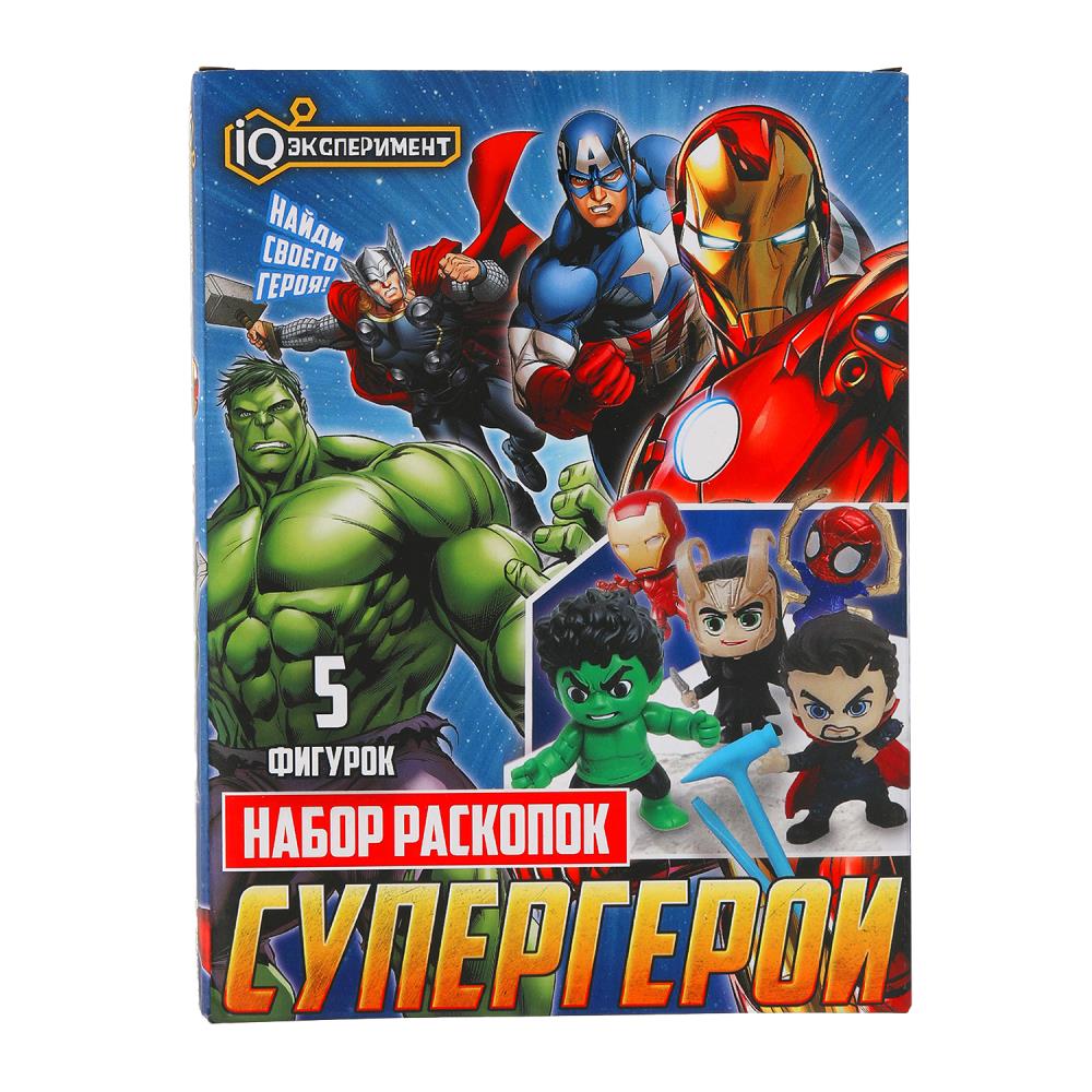 Раскопки супер герои, блистер IQ Эксперимент в кор.2*24шт