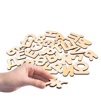 ИГРА РАЗВИВАЮЩАЯ ДЕРЕВЯННАЯ "АЛФАВИТ" в кор.15шт