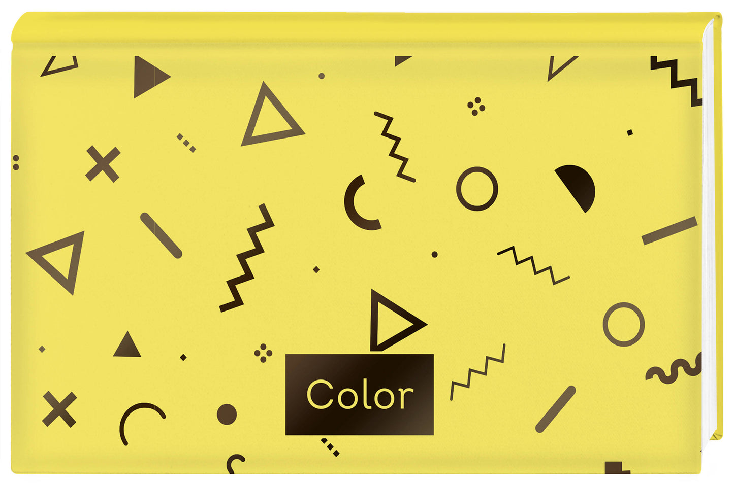 Планер недатированный (желтый). 95х170, твердая обложка, фольга, 96 стр.