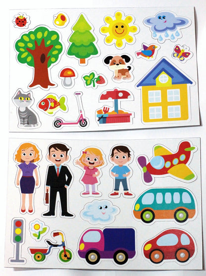 Магниты "Мои первые магниты". Серия Магнитные истории (европодвес)