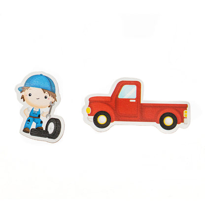 Магниты "Транспорт". Серия Магнитные истории (европодвес)