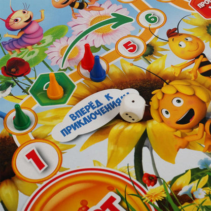 Пчелка Майя. Настольная игра-ходилка Умные игры в кор.20шт