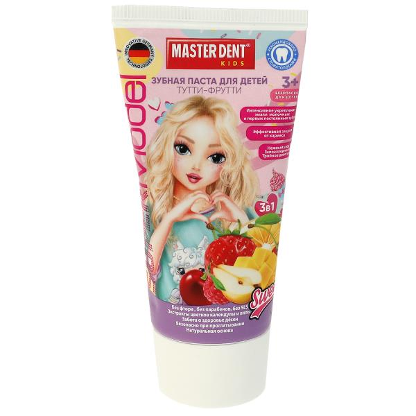 Pâtes pour enfants, 50 ml, "super-model", tutti-fruttis MASTER DENT, cor.24