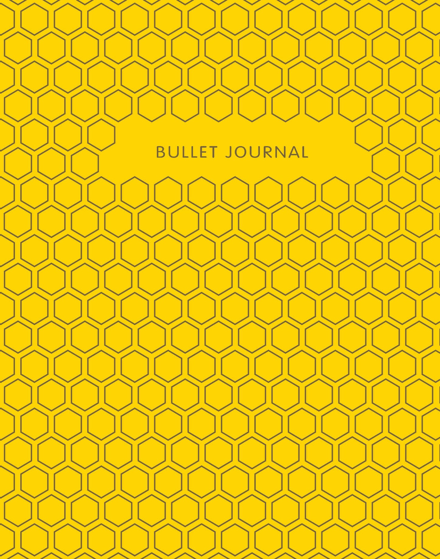 Bullet Journal (Медовый) 162x210мм, твердая обложка, пружина, bloc в точку, 120 стр.