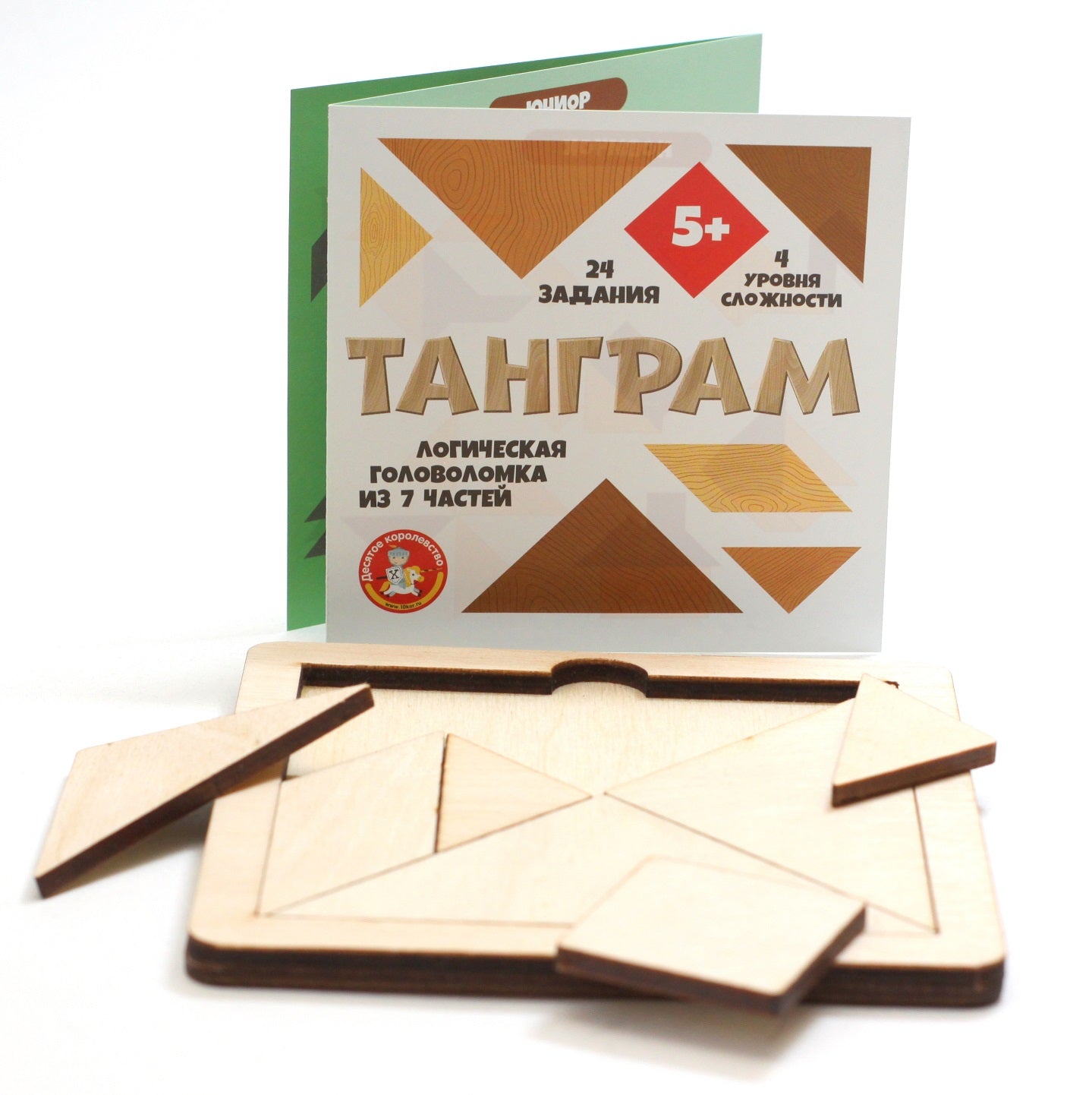 Игра головоломка деревянная "Танграм" (малая)