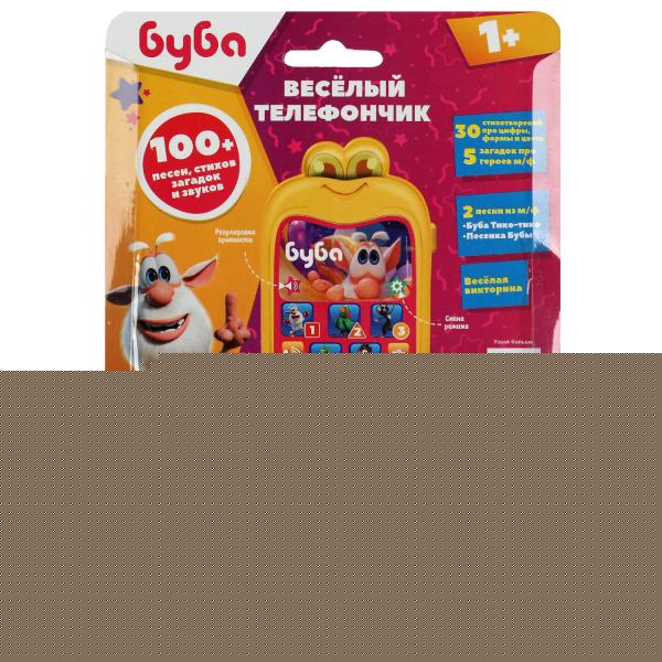 Веселый телефончик БУБА 100 песен,стихов,загадок,звуков.свет.blist.bat. Умка в кор.40шт