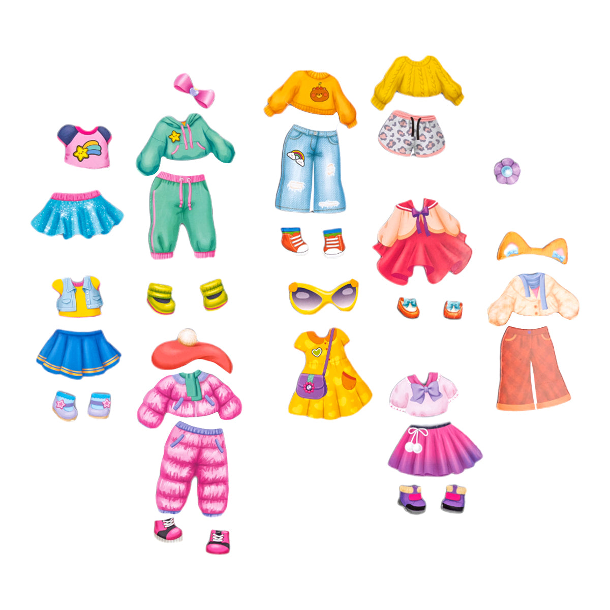 Игра магнитная "Одевашки. Алиса". Серия Магнитные истории (европодвес)