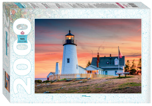 84048 Мозаика "puzzle" 2000 "США. Маяк на Пемакв..