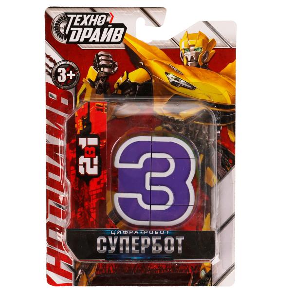 Robot superbot, transformateur en cisher 3, emballage 17,5*12*2,5 cm, ТЕХНОДРАЙВ dans kor.180шт