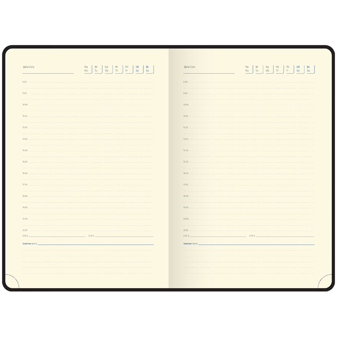 Ежедневник нед. A5, 160л. "xGold" крас. UD0_81506