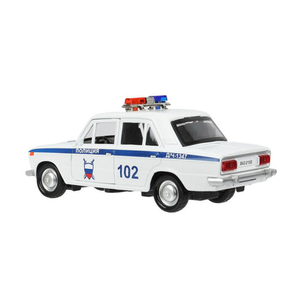 Modèle en plastique ГАРАЖ ПОЛИЦИЯ 20,5 cm, vaz 2106, син, кор. Parc technologique à Cor.24шт