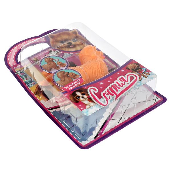 Carapuse. Accessoires pour le cou "Собака и щенок" pour Софии магнитные с аксс. blister art.PET-MDP-S-BB