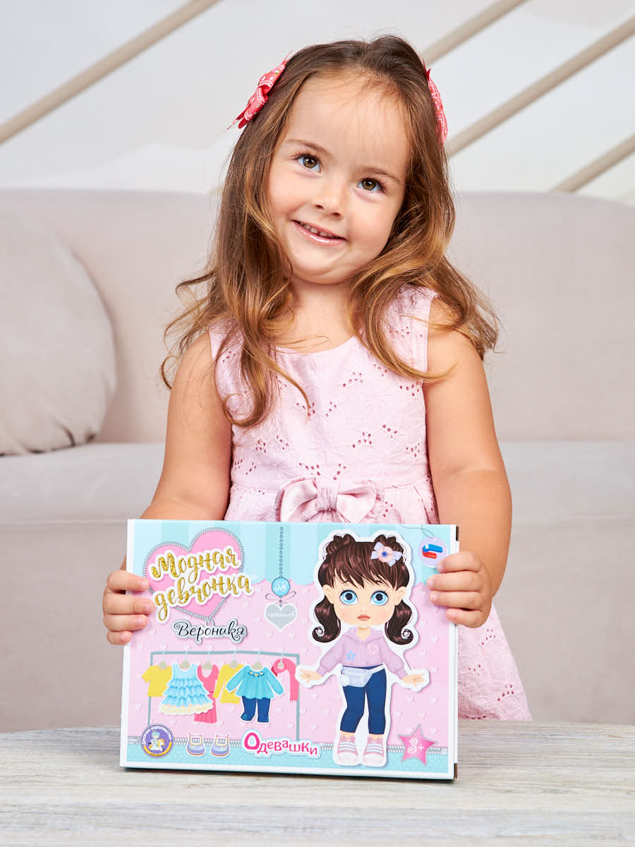 ИГРА МАГНИТНАЯ "ОДЕВАШКИ. ВЕРОНИКА". СЕРИЯ МАГНИТНЫЕ ИСТОРИИ в кор.14шт