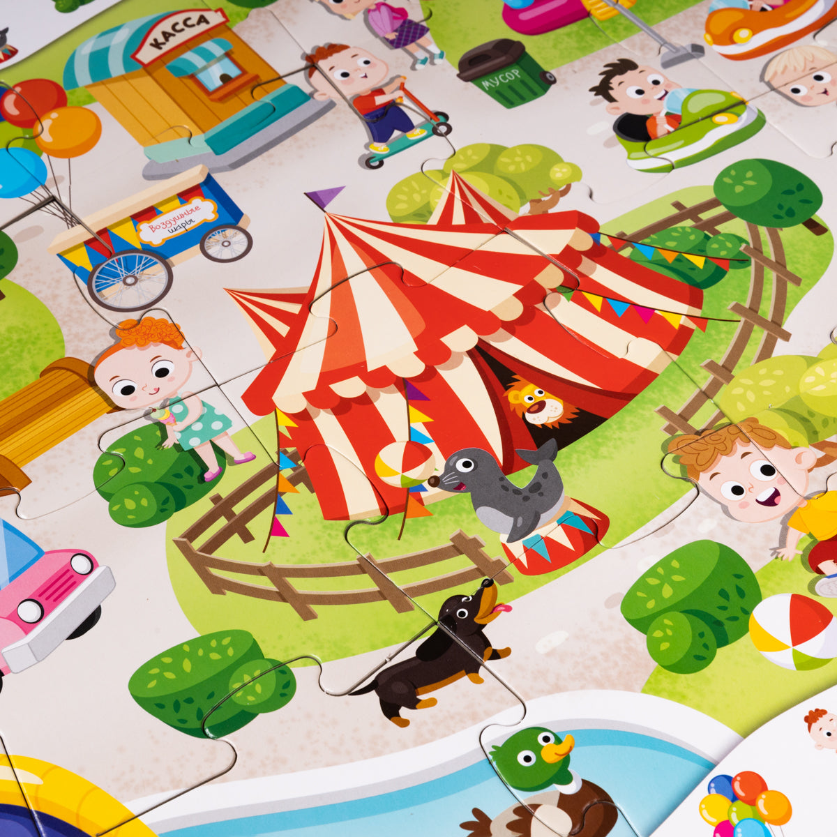 Пазлы MAXI Baby Toys "В парке" 20 эл (поле 61х47см)