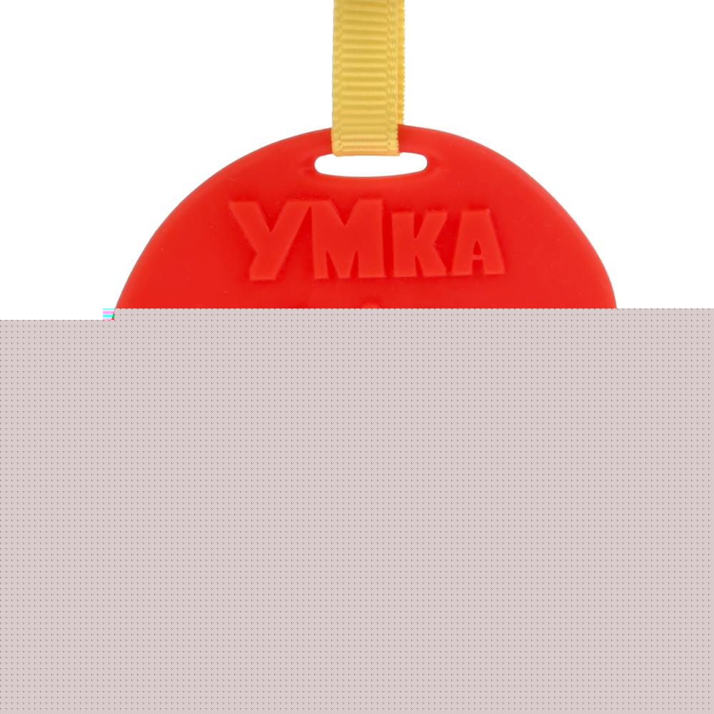 Текстильная игрушка пищалка мишка на карт. в пак. (русс. уп.) "Умка" в кор.240шт